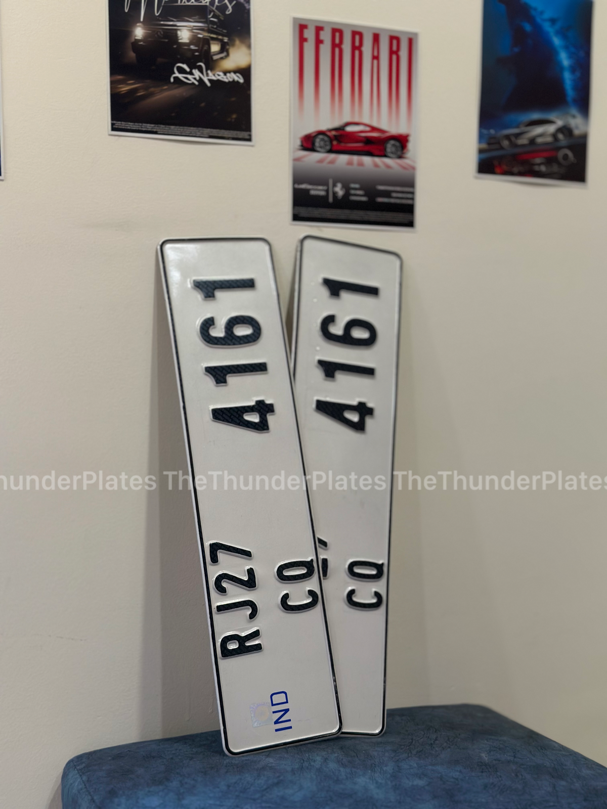 V1 DUBAI STYLE CAR NUMBER PLATE