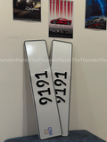 V1 GERMAN CAR NUMBER PLATE