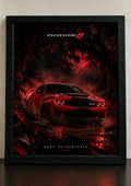 V1 Dodge car photo frame