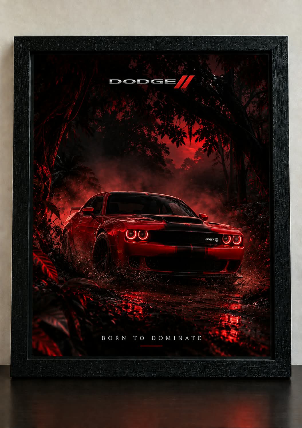 V1 Dodge car photo frame