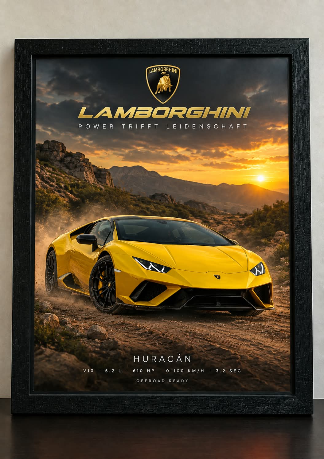 V1 Lamborghini car photo frames