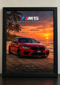 V1 Bmw m5 car photo frames