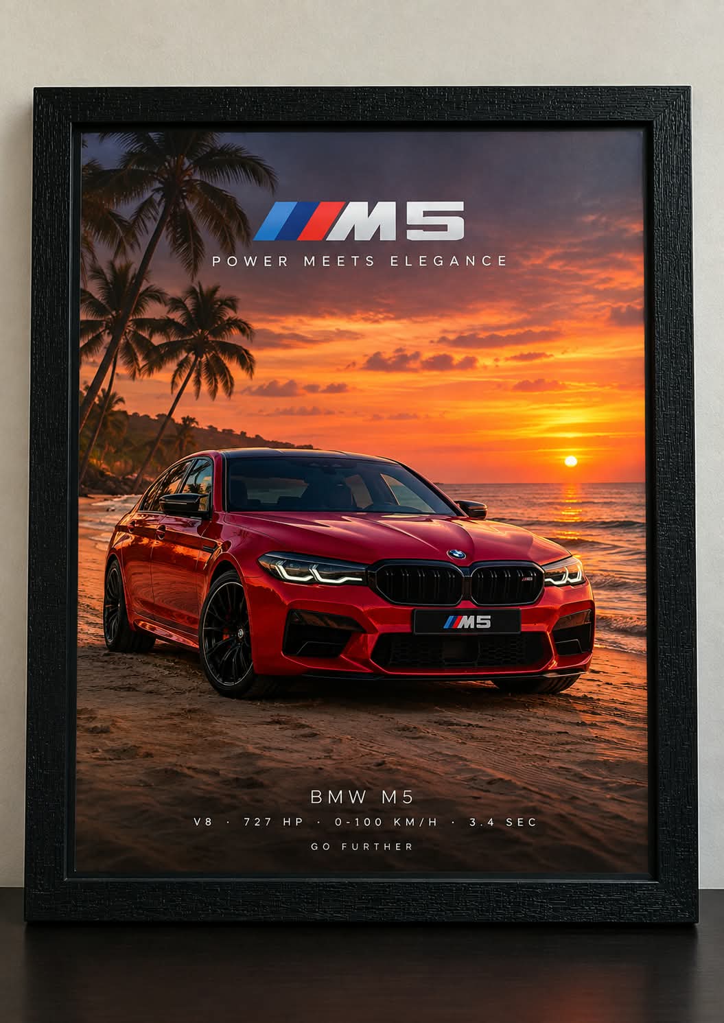 V1 Bmw m5 car photo frames