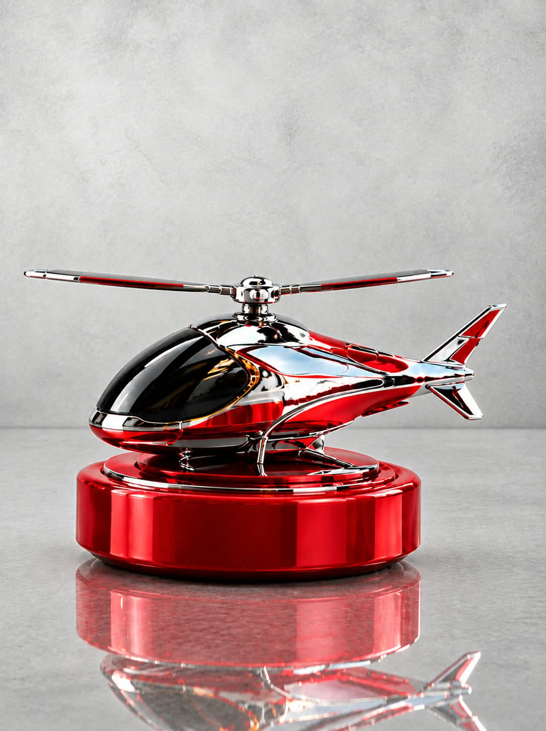 V1 Helicopter red car perfume