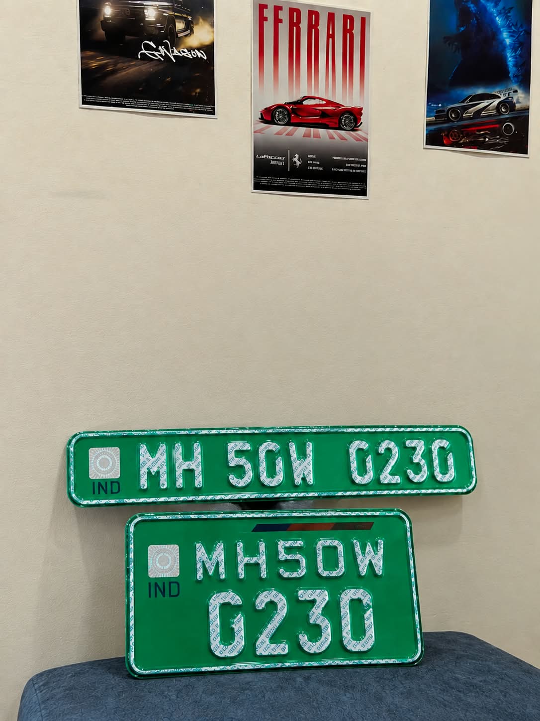 V1 GERMAN EV BIKE NUMBER PLATE